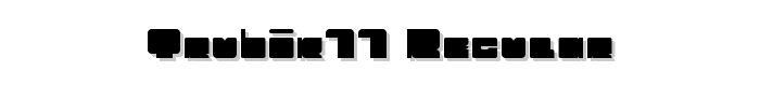 Trubik77 Regular font